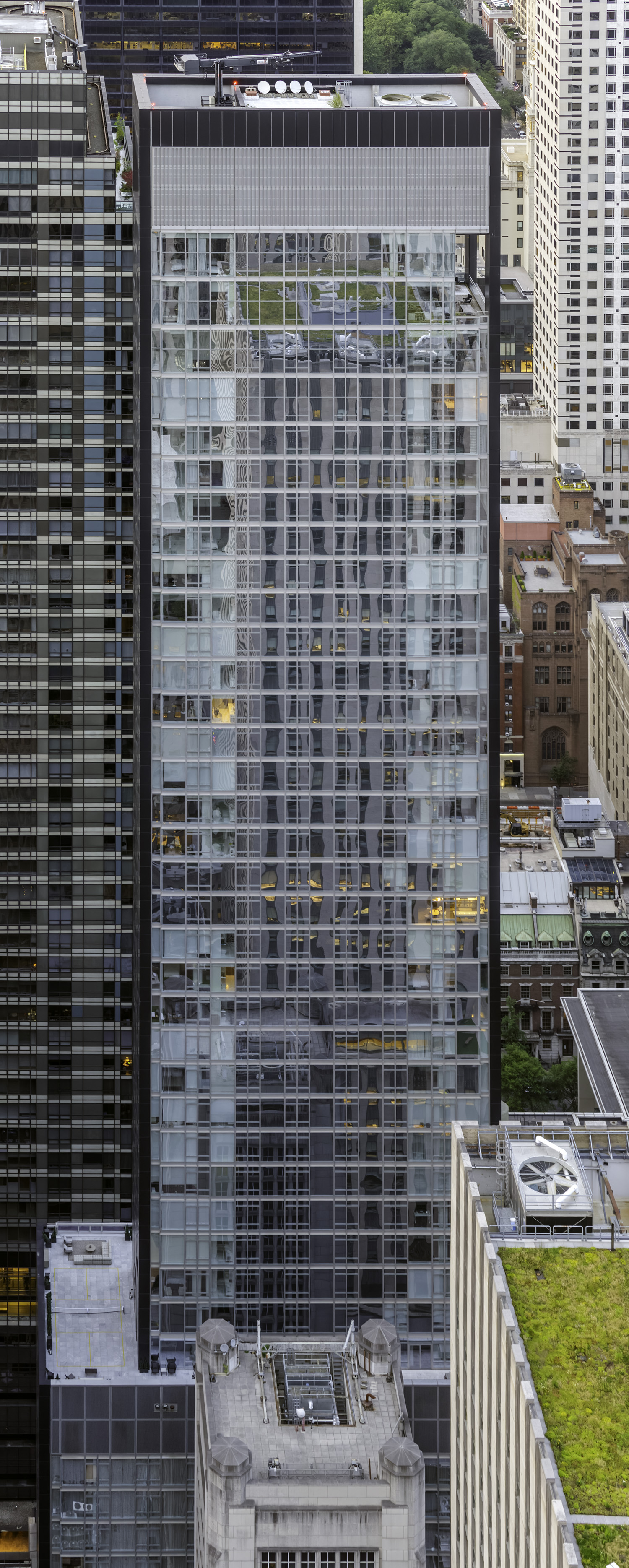 Baccarat Hotel & Residences, New York City - View from Top of the Rock. © Mathias Beinling